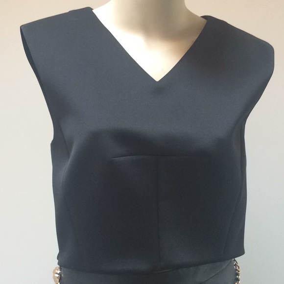 ✨HP💫Rebecca Taylor Black Crop Top 4 - Picture 3 of 7